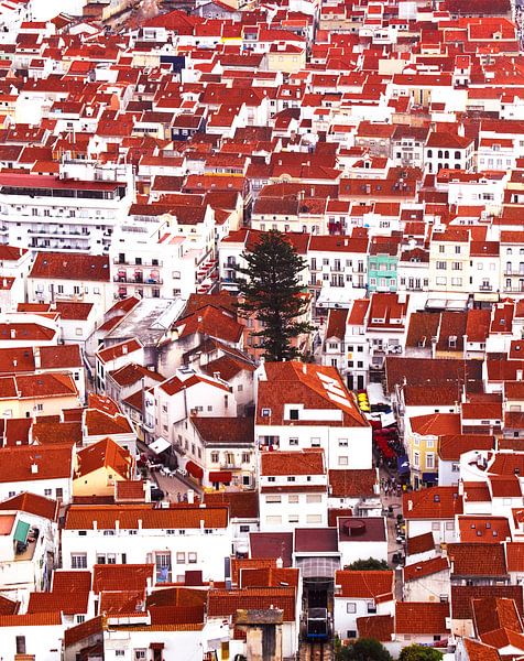 Les toits rouges de Nazaré Portugal par Ricardo Bouman Photographie