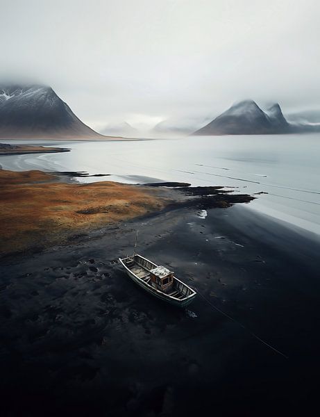 Avontuur in IJsland van fernlichtsicht