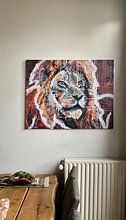 Kundenfoto: Liebe den Löwen von ART Eva Maria, auf leinwand