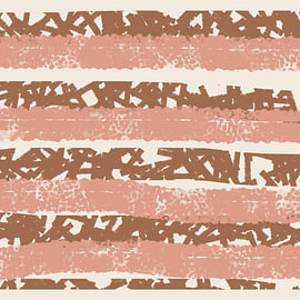 Abstract pink and brown stripes by Abstract Minimalist Art