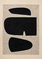 TW living - JAPANDI HANNA - abstract black ONE