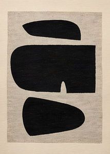 TW living - JAPANDI HANNA - abstract black ONE