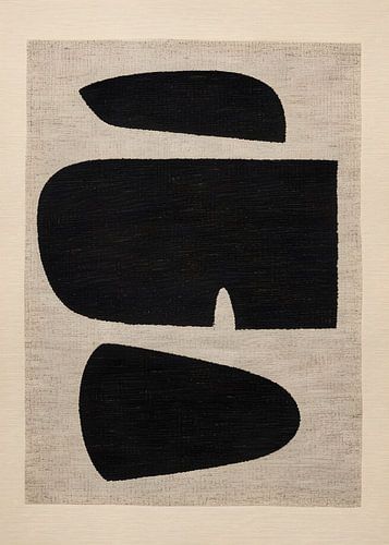 TW living - JAPANDI HANNA - abstract black ONE