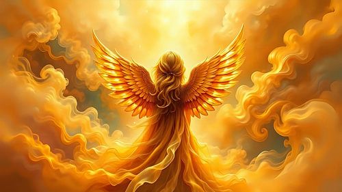 Heavenly figure of light