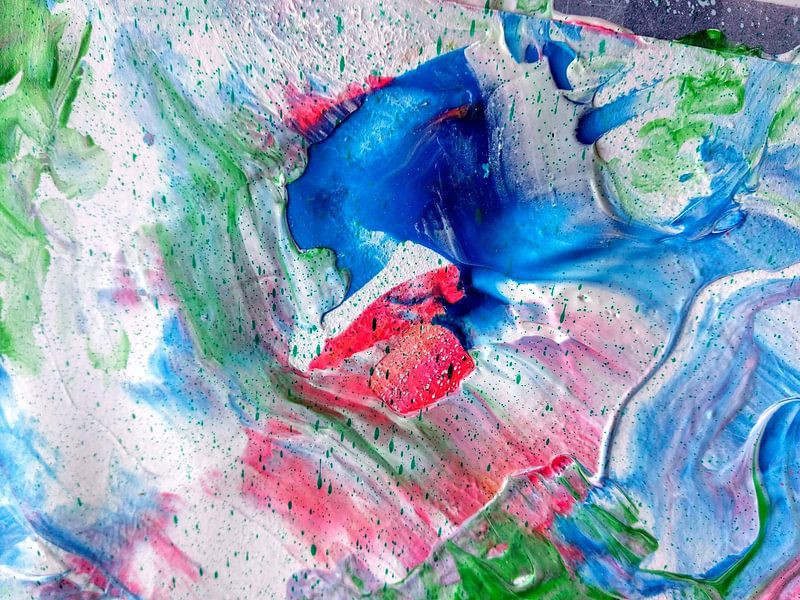 Blauer-Krieger von Nina IoKa