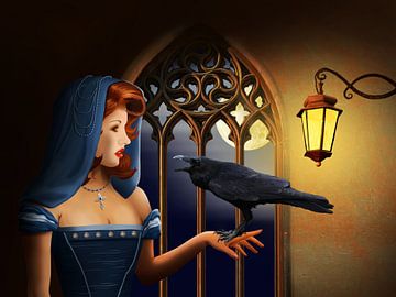 Beauty and the Raven by Monika Jüngling