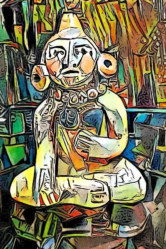 Maya figuur motief 1