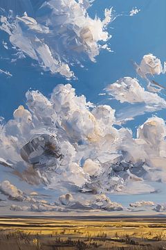 Wide landscape under dramatic cloudy skies by NJ Midnight Studio