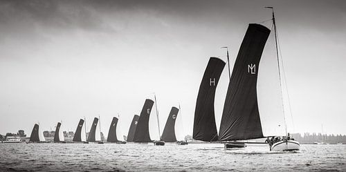 Skûtsjes voor de wind