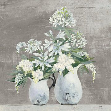 Late Summer Bouquet III Greige, Julia Purinton van Wild Apple