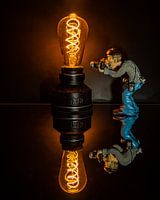 Der Fotograf *Klaus * bei der Arbeit
