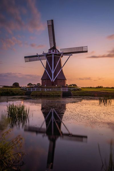 Windmühle de Dellen Nieuw-Scheemda von Marga Vroom