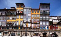 Gezicht op de oude stad van Ribeira, Porto, district Porto, Portugal, Europa van Torsten Krüger thumbnail
