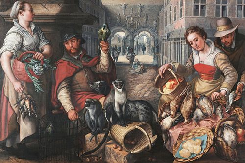 Verkoper van exotische dieren, Joachim Beuckelaer
