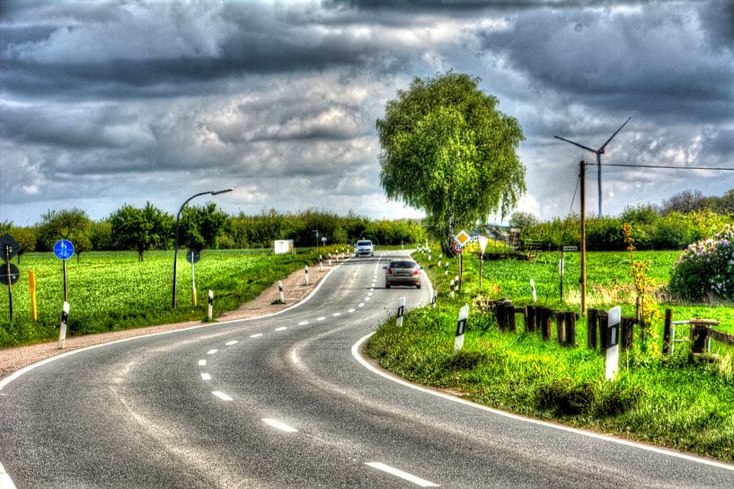 Hochfeld en direction de Horneburg par Edgar Schermaul