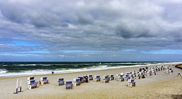 Chaises de plage à Sylt sur JGS-DigitalArt