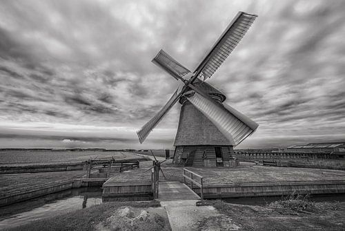 Molen in Zwart Wit