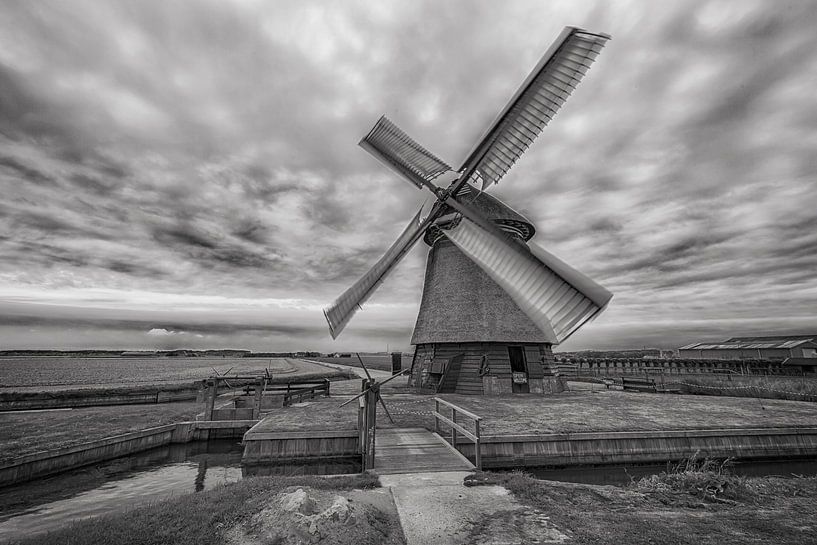 Mill en noir blanc par Alex Hiemstra