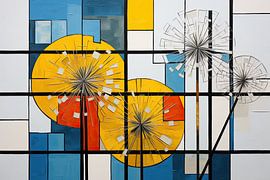 Löwenzahnblüten von Blickfänger Gemälde