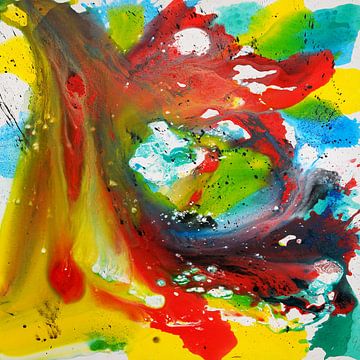 farbenfrohe abstrakte Malerei  von Lee Eggstein
