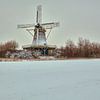 molen de hoop in de winter van eric van der eijk