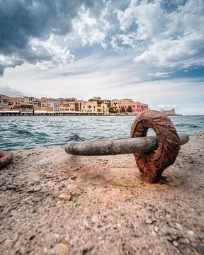 Vue unique sur le port, île de Crète/ Rethymno sur Sven Hilscher