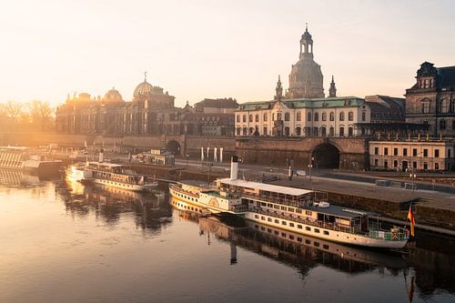Zonsopgang in Dresden