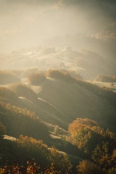 Small chapel at dawn 1, Italy, 2022