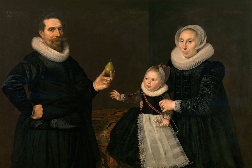 Portrait de famille, Cornelis van der Voort par Des maîtres magistraux
