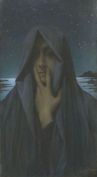 Le Silence, Lucien Lévy-Dhurmer by Masterful Masters