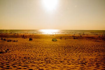 Zandvoort Sunset Gouden strand Golden Beach van Dandu  Fotografie