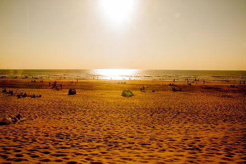 Zandvoort Sunset Golden Beach by Dandu  Fotografie