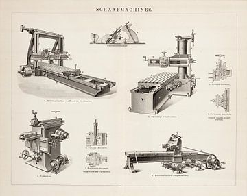 Vintage engraving Planers by Studio Wunderkammer