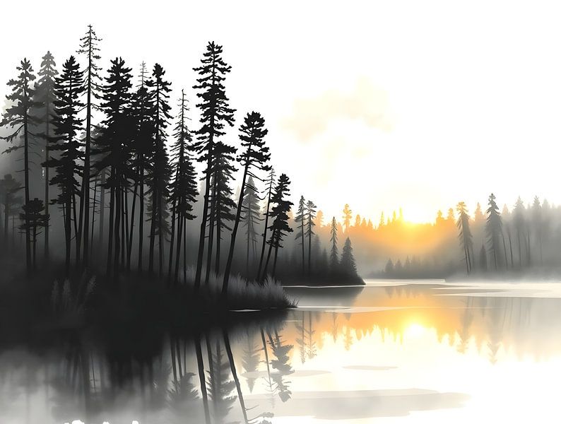 Aube tranquille par Artistic