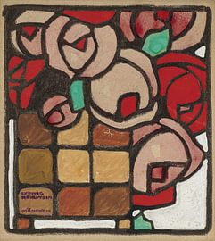 Les roses, Ludwig Hohlwein, sur Atelier Liesjes