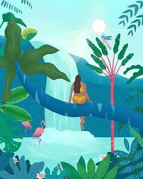 Jungle Meisje van Petra Lizde