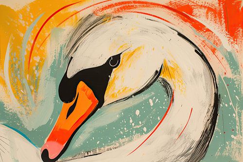 Art moderne du cygne