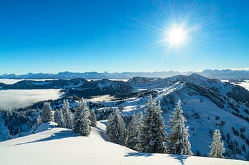 Mooie winterdag in de bergen van Andreas Föll
