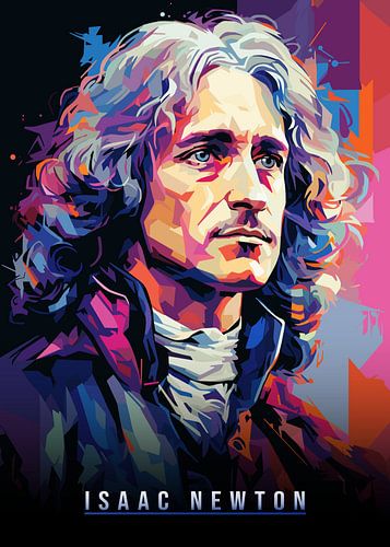 Isaac Newton Legende Pop Art