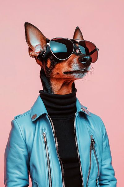 German Pinscher by Poster Art Shop