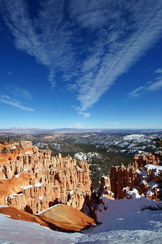 Sneeuw in Bryce Canyon National Park