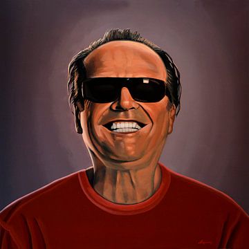 Jack Nicholson Malerei 2 von Paul Meijering
