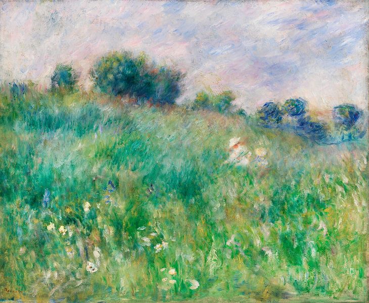 Renoir, Wiese (la prairie) (1880) von Atelier Liesjes