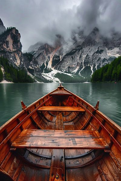 Segeln in den Bergen von fernlichtsicht