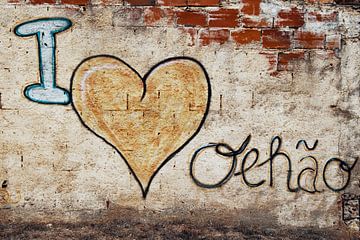 I love Olhao Graffiti von Western Exposure