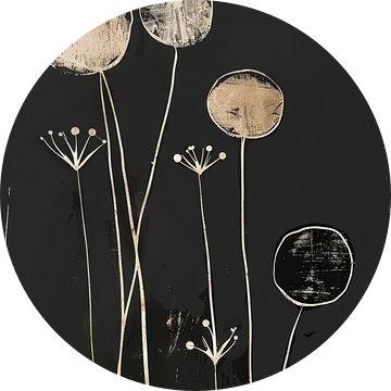 Botanische print in Japandi stijl (gezien bij vtwonen) van Japandi Art Studio