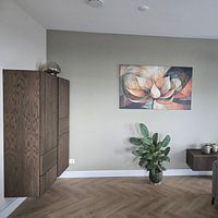Photo de nos clients: Lotus abstrait par Jacky, sur toile