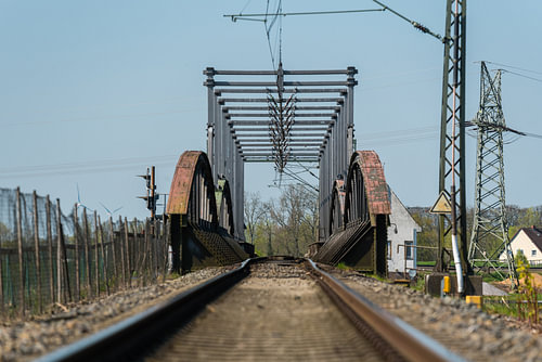 Verschiedene Eisenbahnbrückenübergänge aus Deutschland