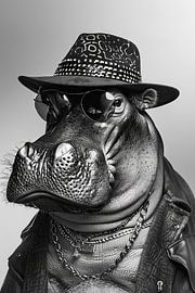 Nilpferd von Poster Art Shop