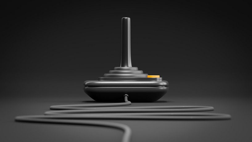 zwarte retro joystick van Markus Gann